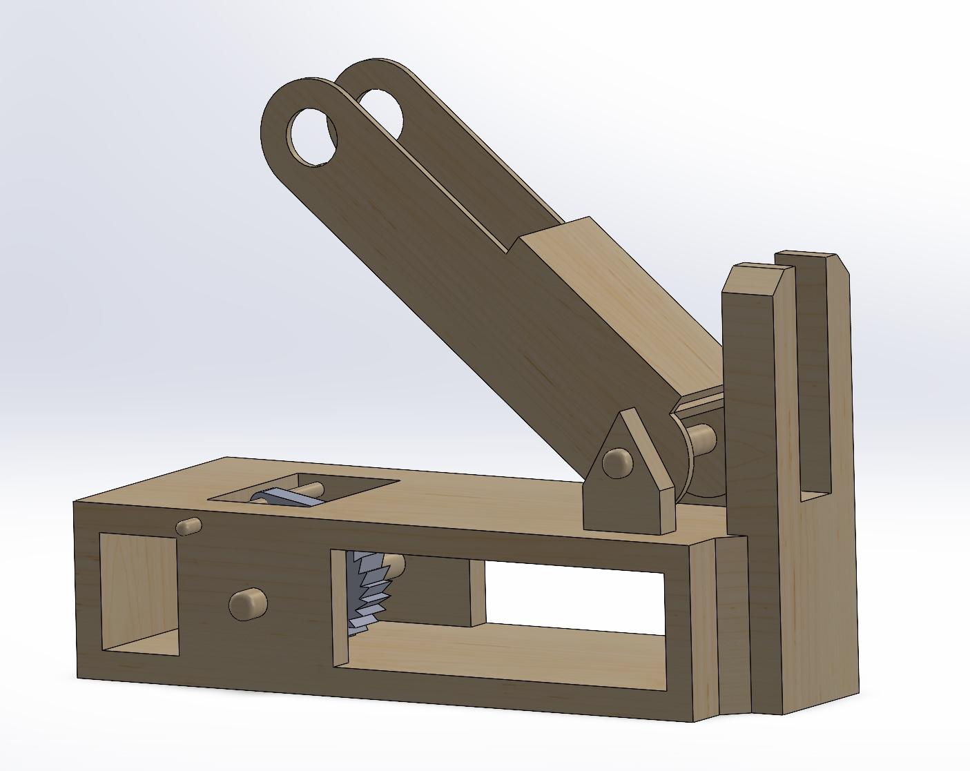 initial SolidWorks CAD model